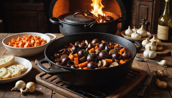 Comment cuisiner un authentique bœuf bourguignon mijoté