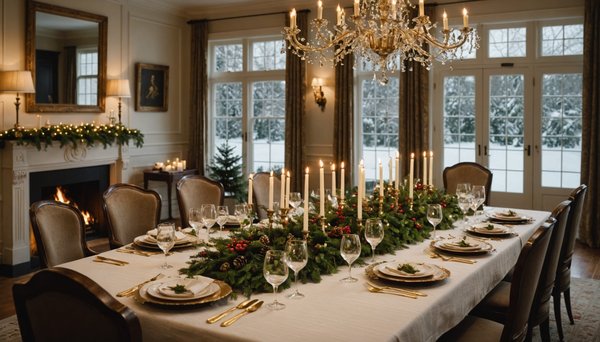 Comment décorer sa table pour un repas de Noël ?